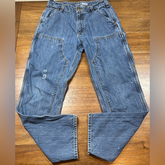Carhartt Men’s 32x32 Double Knee Carpenter Loose Fit BD4944-M Y2K 2001 Vtg Jeans - Picture 1 of 4